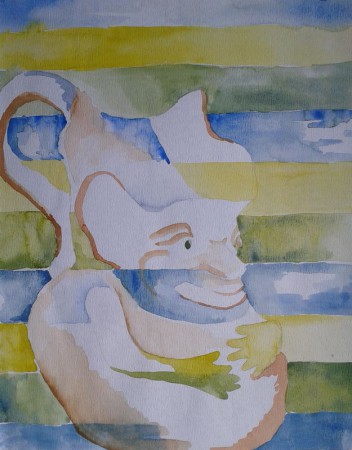 Gestreept kannetje - ? (40x50)