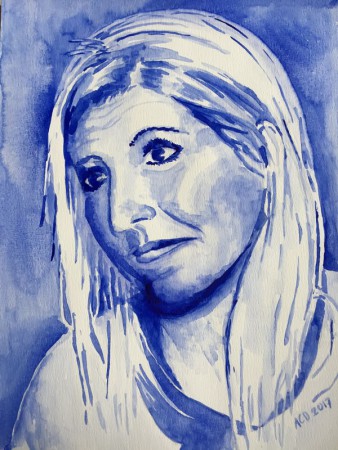 20171210: Maxima. Aquarel 30x40